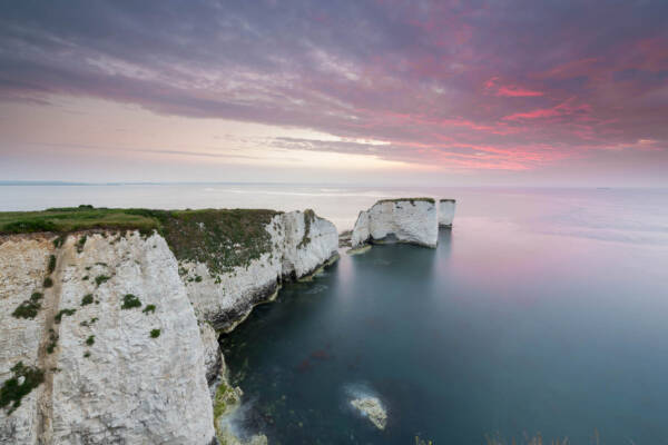 Burning Dawn at Old Harry Rocks